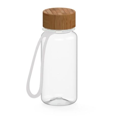 Trinkflasche &quot;Natural&quot;, 400 ml, inkl. Strap transparent | ohne Werbeanbringung | Nicht verfügbar | Nicht verfügbar