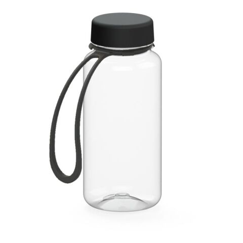 Trinkflasche &quot;Refresh&quot;, 400 ml, inkl. Strap transparent | ohne Werbeanbringung | Nicht verfügbar | Nicht verfügbar