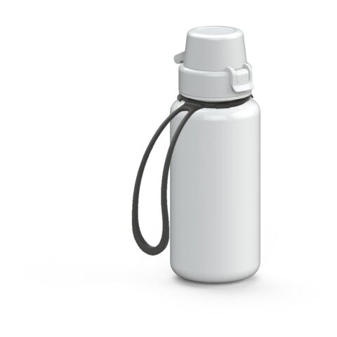 Trinkflasche "School", 400 ml, inkl. Strap weiß | ohne Werbeanbringung | Nicht verfügbar | Nicht verfügbar