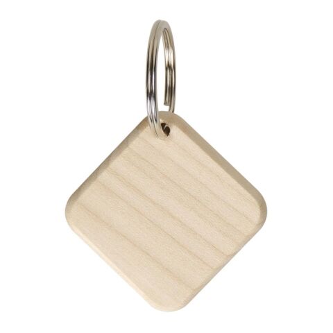 Holzschlüsselanhänger &quot;Maple&quot; eckig