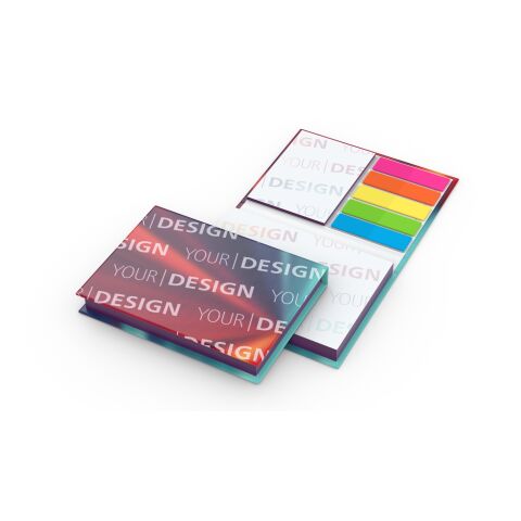 Haftnotiz-Set Prag Bookcover Individuell, 100/25 Blatt bunt | 4C-Quality | 4C-Quality | ohne Werbeanbringung | matt