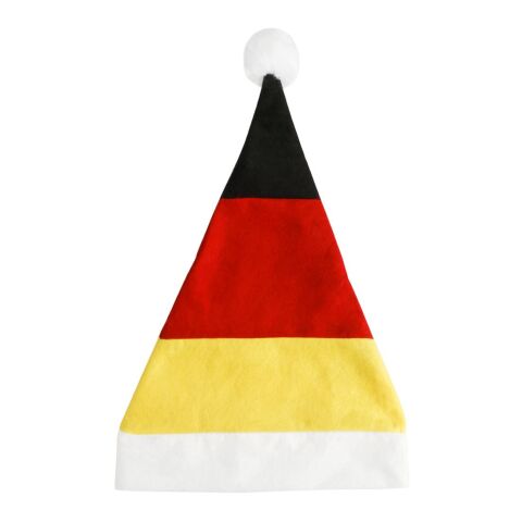 Weihnachtsmütze &quot;Deutschland&quot; Deutschland Farben | ohne Werbeanbringung | Nicht verfügbar | Nicht verfügbar