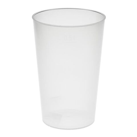 Trinkbecher &quot;Vital&quot;, 500 ml transparent milchig | ohne Werbeanbringung | Nicht verfügbar | Nicht verfügbar