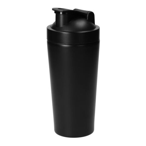 Werbeartikel Edelstahl-Shaker Core – schwarz – mit Logo bedruckt
