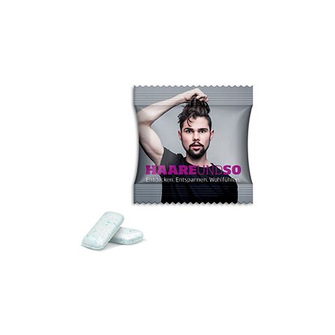 Extra Professional Strong Mint Gums transparent | 4c Flexodruck weiß | Standard-Folie