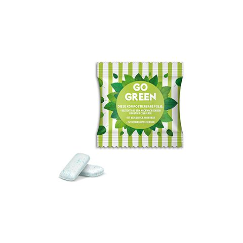 Extra Professional Strong Mint Gums transparent | ohne Werbeanbringung | kompostierbare Folie