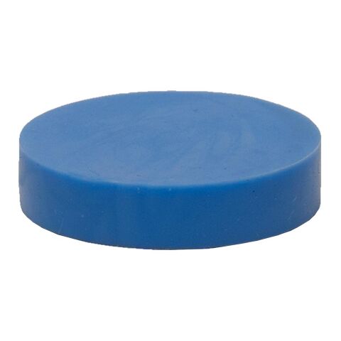 Radiergummi "Rund" trend-blau PS | 1-farbiger Tampondruck | Vorderseite mittig | Ø 30 mm