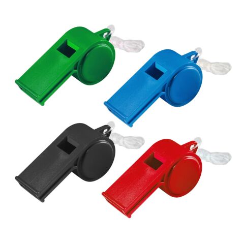 Trillerpfeife "Sport", mit Kordel, uni-colour weiß | ohne Werbeanbringung | Nicht verfügbar | Nicht verfügbar