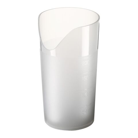 Trinkbecher "Ergonomie" 0,2 l transparent-milchig