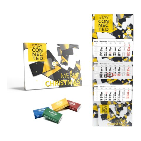 Jahreskalender mit Adventskalender ohne Werbeanbringung | ChoViva Naps