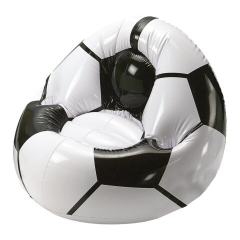 Aufblasbarer Fußballsessel "Big" weiß/schwarz | ohne Werbeanbringung | Nicht verfügbar | Nicht verfügbar