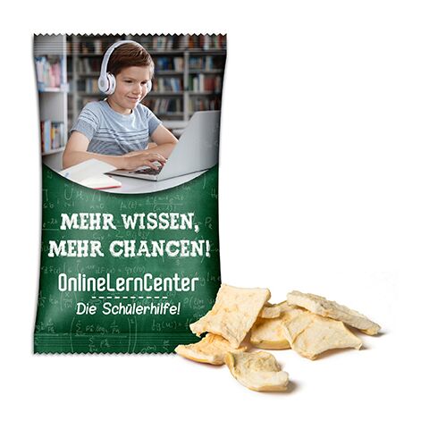 Apfelchips transparent | 4c Flexodruck weiß | Standard-Folie