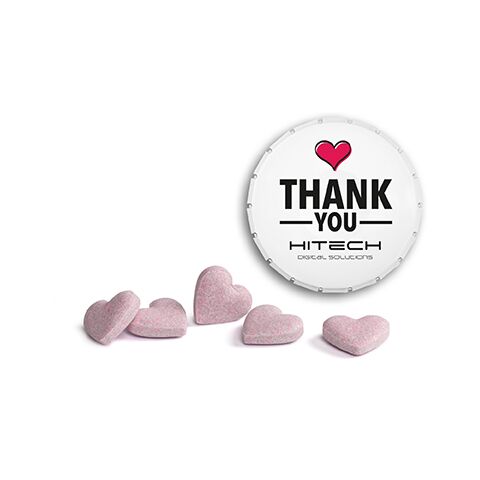 Brauseherzen in Mini Clic Clac Box