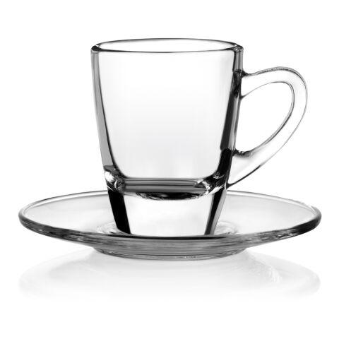 Kenia Espresso Glas-Untertasse 2-farbiger Direktdruck