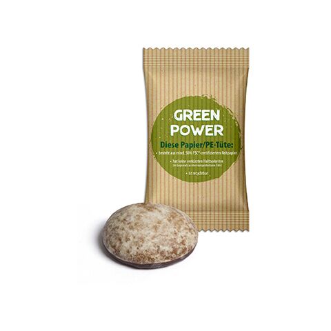 Mini Contrella im Werbetütchen weiß | ohne Werbeanbringung | Papier/PE-Verbundfolie