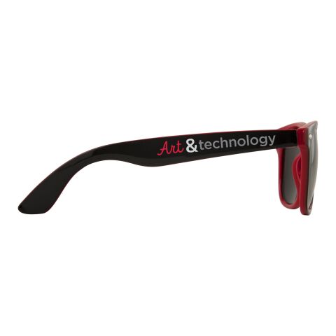 Sun Ray Sonnenbrille mit zweifarbigen Tönen Standard | rot-schwarz | ohne Werbeanbringung | Nicht verfügbar | Nicht verfügbar