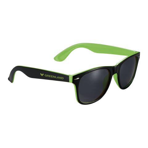 Sun Ray Sonnenbrille mit zweifarbigen Tönen Standard | limettengrün-schwarz | ohne Werbeanbringung | Nicht verfügbar | Nicht verfügbar