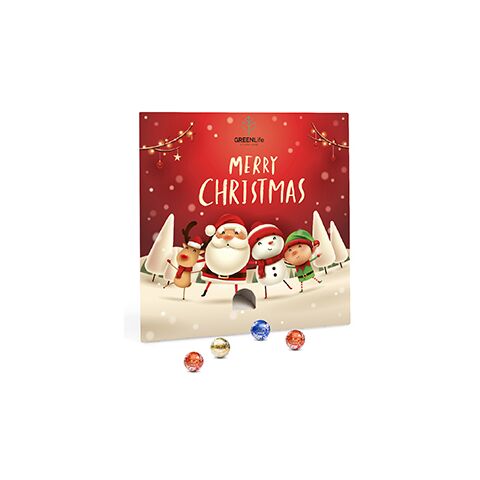 Lindt Lindor Adventsspender &quot;Quadrat&quot;