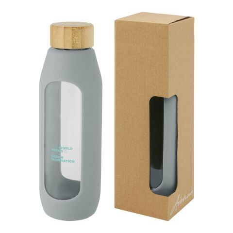 Tidan 600 ml Flasche aus Borosilikatglas mit Silikongriff