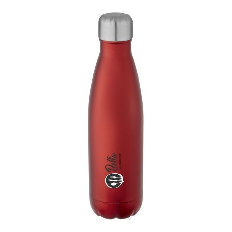 Cove 500 ml vakuumisolierte Edelstahlflasche Standard | rot | ohne Werbeanbringung | Nicht verfügbar | Nicht verfügbar