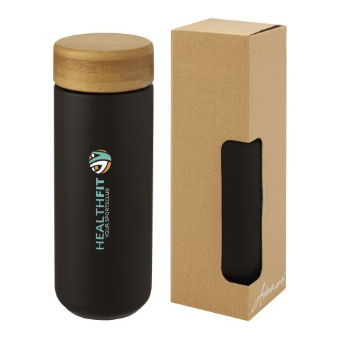 Lumi 300 ml Keramikbecher mit Bambusdeckel