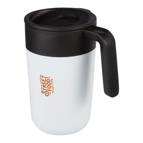 Nordia 400 ml doppelwandiger Becher aus Recyclingmaterial Standard | transparent klar | ohne Werbeanbringung | Nicht verfügbar | Nicht verfügbar