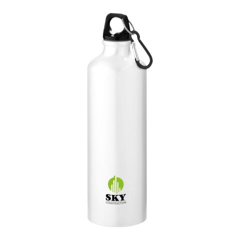 Oregon 770 ml RCS-zertifizierte Trinkflasche aus recyceltem Aluminium mit Karabinerhaken Standard | weiß | ohne Werbeanbringung | Nicht verfügbar | Nicht verfügbar