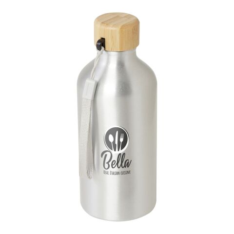 Malpeza 500 ml RCS-zertifizierte Wasserflasche aus recyceltem Aluminium Standard | silber | ohne Werbeanbringung | Nicht verfügbar | Nicht verfügbar