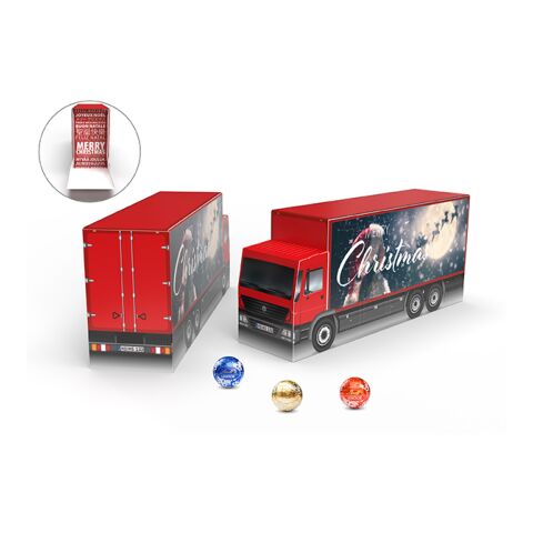 Lindt Lindor Adventskalender &quot;LKW&quot; Eco ohne Werbeanbringung | Lindor Kugeln | Nicht verfügbar