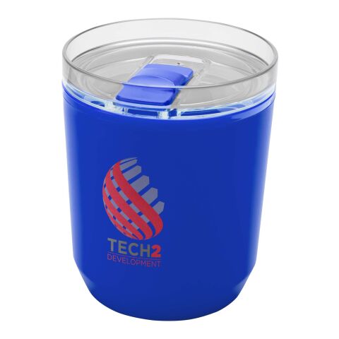 Hudson Doppelwandiger Becher aus recyceltem Kunststoff 180 ml Standard | blau | ohne Werbeanbringung | Nicht verfügbar | Nicht verfügbar
