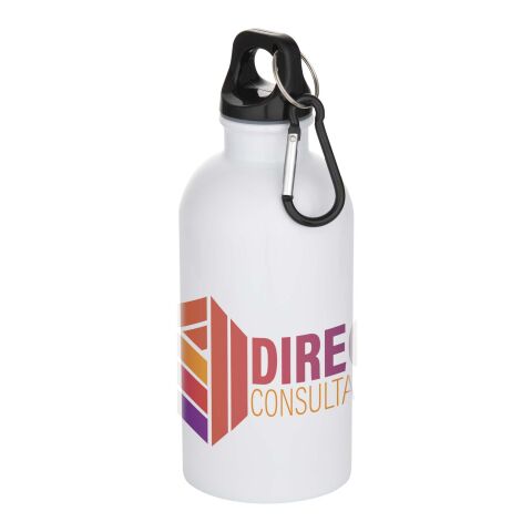 Oregon 400 ml RSC-zertifizierte einwandige Sublimation Trinkflasche aus recyceltem Edelstahl mit Karabinerhaken