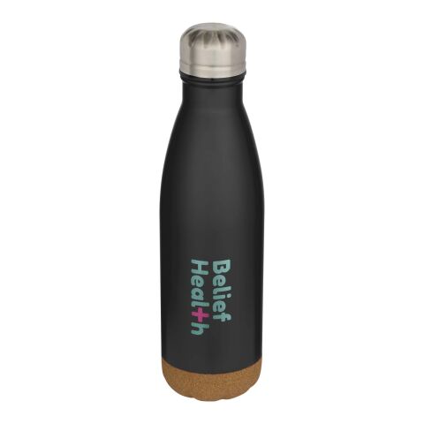 Cove 500 ml doppelwandige, vakuumisolierte Trinkflasche aus Edelstahl mit Korkdetails