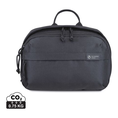 Renew AWARE™ rPET Kosmetiktasche schwarz | ohne Werbeanbringung | Nicht verfügbar | Nicht verfügbar