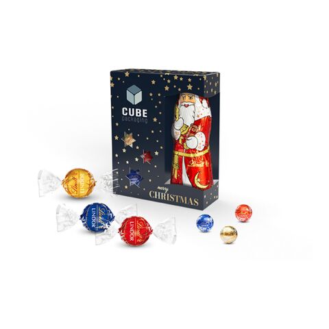 Lindt Nikolaus Mix ohne Werbeanbringung | Lindor Kugeln (Vollmilch)