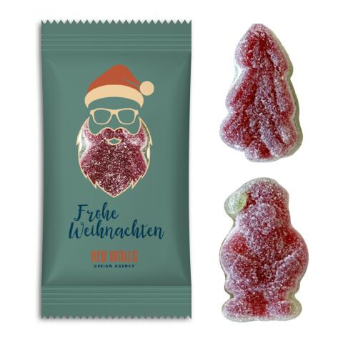 Weihnachts-Schaumzucker weiß | ohne Werbeanbringung | Papier/PE-Verbundfolie
