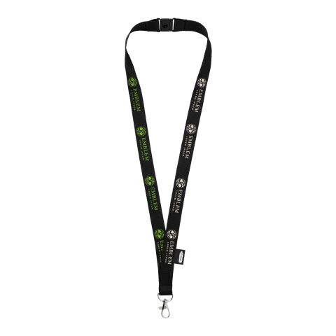 Tom Schlüsselband aus recyceltem PET Kunststoff mit abnehmbarem Verschluss 