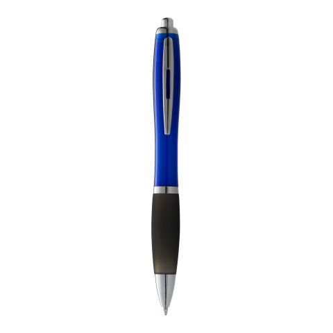 Nash Kugelschreiber farbig mit Softtouch Standard | mittelblau-schwarz | ohne Werbeanbringung | Nicht verfügbar | Nicht verfügbar