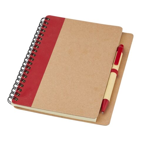 Priestly A6 Spiral Notizbuch mit Stift Standard | beige-rot | ohne Werbeanbringung | Nicht verfügbar | Nicht verfügbar | Nicht verfügbar