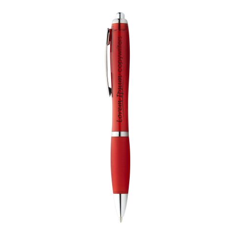 Nash Kugelschreiber mit farbigem Schaft und Griff Standard | rot | ohne Werbeanbringung | Nicht verfügbar | Nicht verfügbar