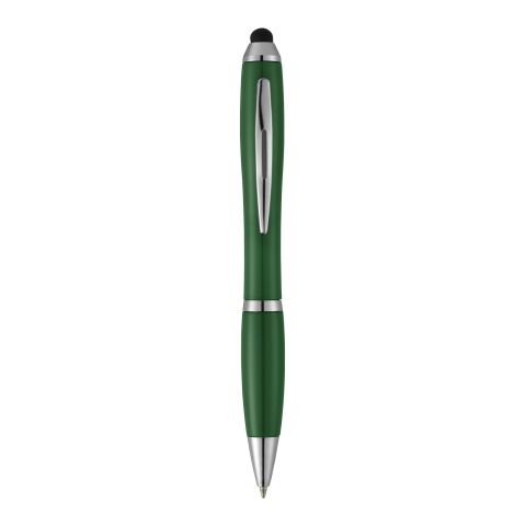 Nash Stylus Kugelschreiber mit farbigem Schaft und Griff Standard | dunkelgrün | ohne Werbeanbringung | Nicht verfügbar | Nicht verfügbar