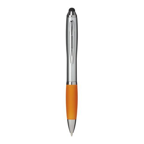 Nash Stylus Kugelschreiber silber mit farbigem Griff 