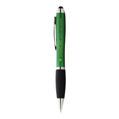 Nash Stylus Kugelschreiber farbig mit schwarzem Griff Standard | grün-schwarz | ohne Werbeanbringung | Nicht verfügbar | Nicht verfügbar
