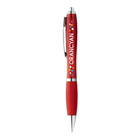 Nash Kugelschreiber mit farbigem Schaft und Griff - blaue Tinte Standard | rot | ohne Werbeanbringung | Nicht verfügbar | Nicht verfügbar