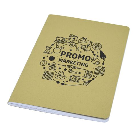 Fabia Notizbuch mit Cover aus Crush Papier Standard | olive | ohne Werbeanbringung | Nicht verfügbar | Nicht verfügbar