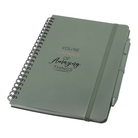 Thalaasa A5 Hardcover Notizbuch mit Kugelschreiber (schwarze Mine)