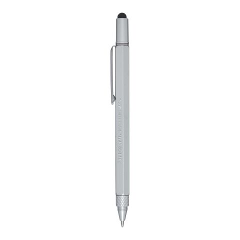Dora Multifunktionsstift aus recyceltem Aluminium Standard | silber | ohne Werbeanbringung | Nicht verfügbar | Nicht verfügbar