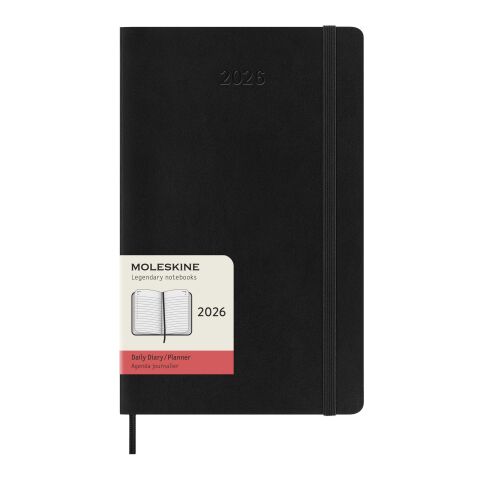 Moleskine Softcover 12 Monate Tageskalender Standard | schwarz | ohne Werbeanbringung | Nicht verfügbar | Nicht verfügbar