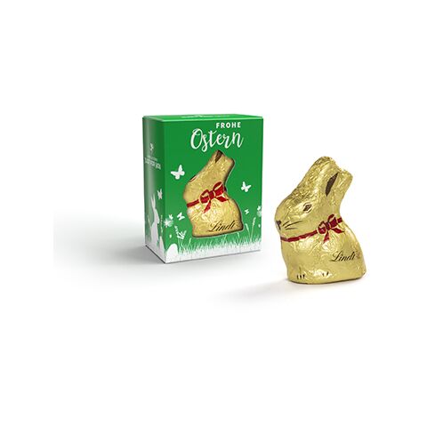 Lindt Mini Goldhase in Werbekartonage 4c Digitaldruck