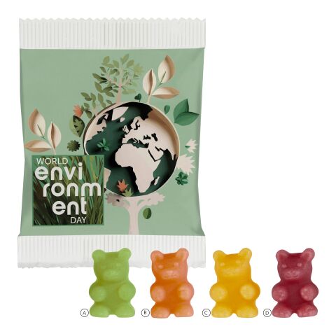 Tee-Bären® im Papiertütchen 3-farbiger Digital- oder Flexodruck