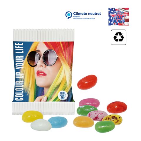 Jelly Beans im Papiertütchen 3-farbiger Digital- oder Flexodruck